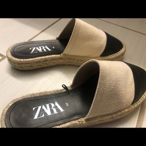 Zara Flat Espadrille Mules